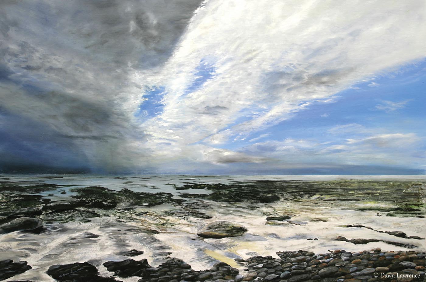 Birling Gap coast landscape painting