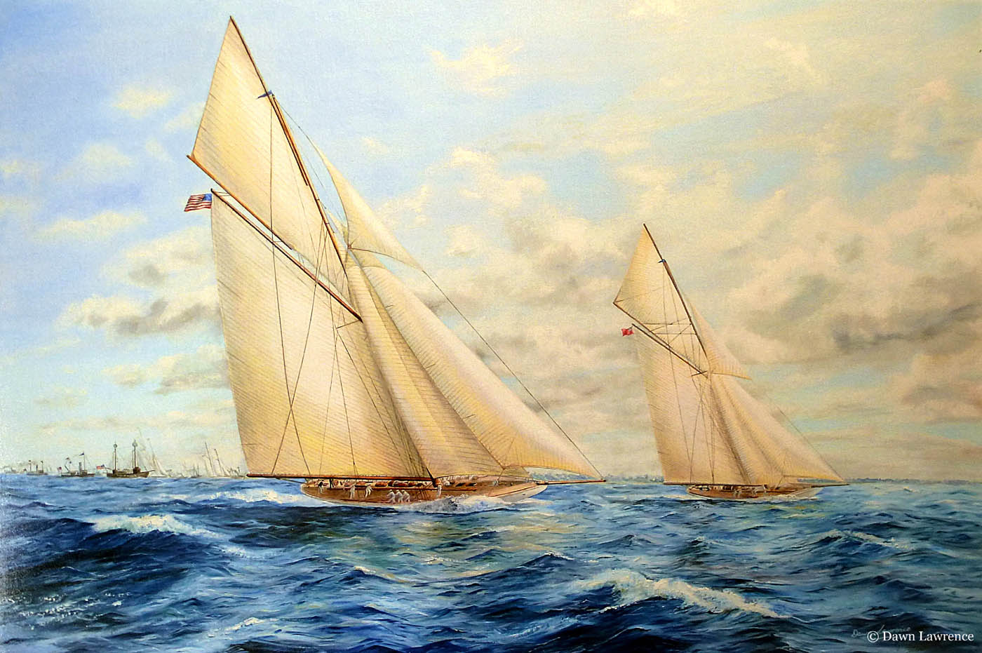 America's Cup painting