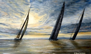 J-Class Reflection by Dawn Lawrence